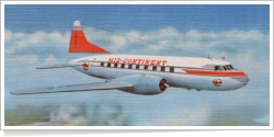 Mid-Continent Airlines Convair CV-240-2 N90663