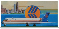 Midway Airlines McDonnell Douglas MD-80 (DC-9-80) reg unk