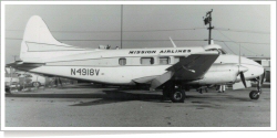 Mission Airlines de Havilland DH 104 Dove 5A N4918V