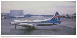 Pacific Western Airlines Convair CV-640 C-FPWS