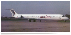 Andes Líneas Aéreas McDonnell Douglas MD-83 (DC-9-83) LV-CCJ