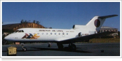 Armenian Air Lines Yakovlev Yak-40K EK-88262