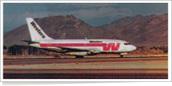 Western Airlines Boeing B.737-200 reg unk
