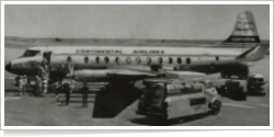 Continental Airlines Vickers Viscount 812 N240V