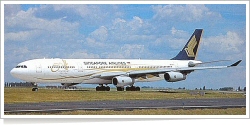 Singapore Airlines Airbus A-340-313 9V-SJE