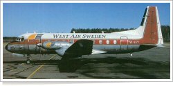 West Air Sweden Hawker Siddeley HS 748-235 SE-LEY