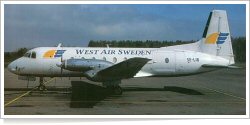 West Air Sweden Hawker Siddeley HS 748-371 [SCD] SE-LIB