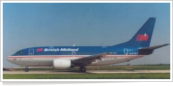 British Midland Airways Boeing B.737-59D G-BVKA