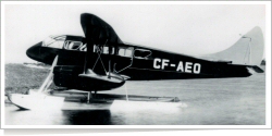 Quebec Airways de Havilland DH 89 Dragon Rapide CF-AEO