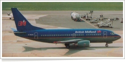 British Midland Airways Boeing B.737-5Q8 G-BVZG