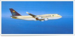 Saudi Arabian Airlines Boeing B.747-468 reg unk