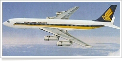 Singapore Airlines Boeing B.707-300 reg unk