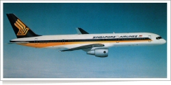 Singapore Airlines Boeing B.757-212 reg unk