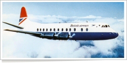 British Airways Vickers Viscount 800 reg unk