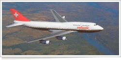 Swissair Boeing B.747-357 reg unk