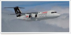 Swiss European Air Lines BAe -British Aerospace Avro RJ100 HB-IYU