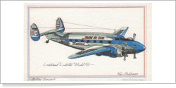 United Air Lines Lockheed L-18 reg unk