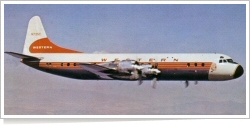 Western Airlines Lockheed L-188A Electra N7135C