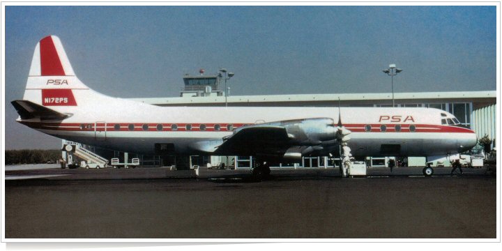 PSA Lockheed L-188C Electra N172PS