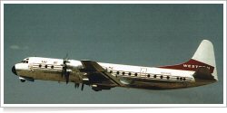 Western Airlines Lockheed L-188C Electra N9744C