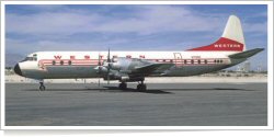 Western Airlines Lockheed L-188A Electra N7136C