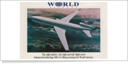 World Airways McDonnell Douglas MD-11P reg unk